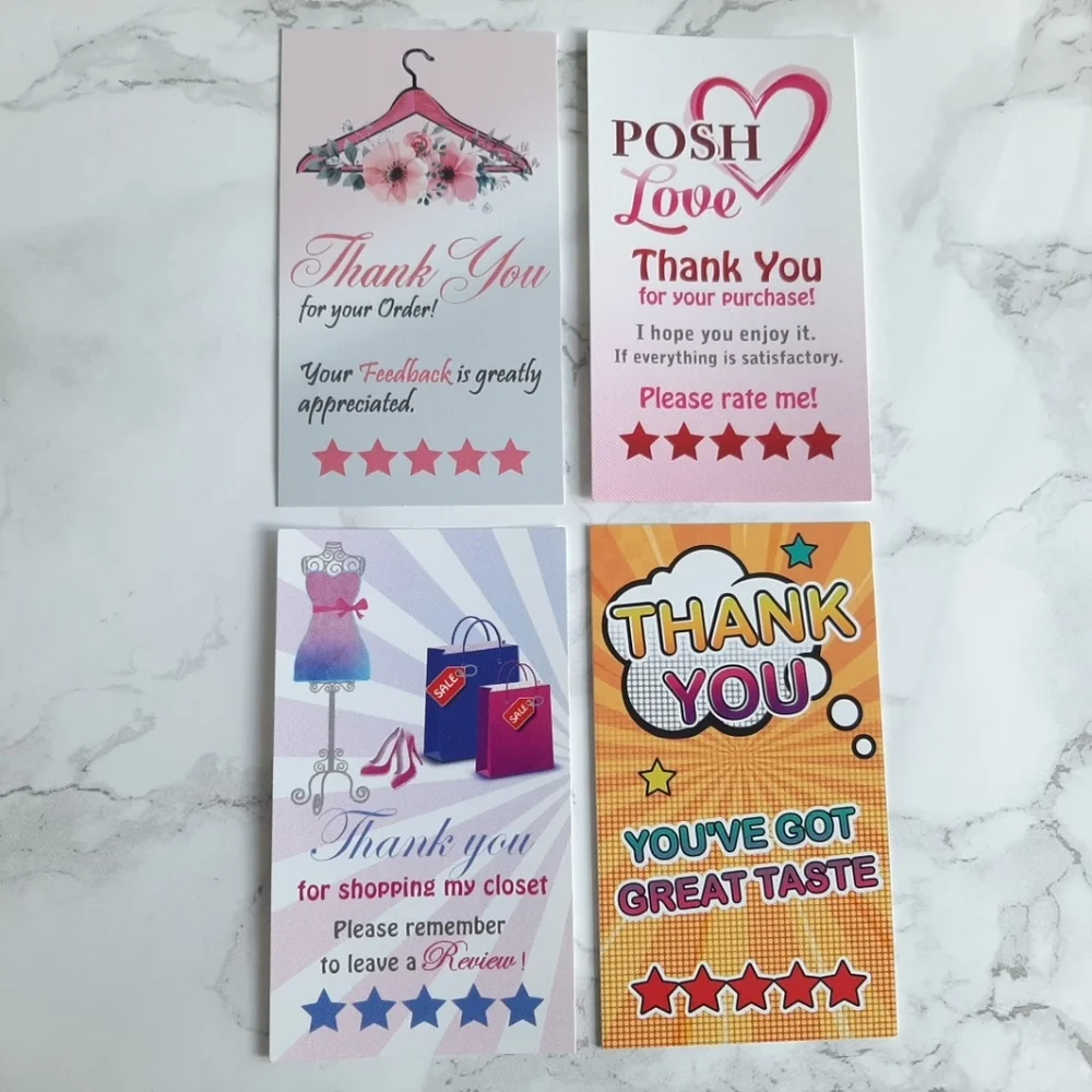 ♥️ 5x25 / 50 Thank you Cards